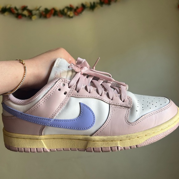 Nike Shoes - Nike Low-Top Sneakers in Pastel Pink, White & Lavender